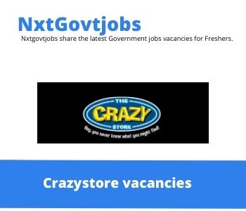 Apply Online for Crazystore Rustenburg 45 Hour SHOP ASSISTANT Jobs 2022 @crazystore.co.za