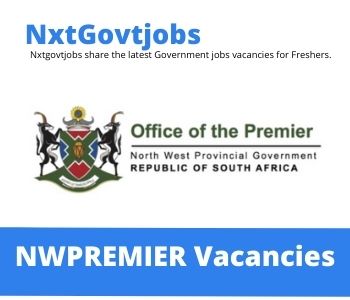 Department of Office of The Premier Professional Nurse Job 2022 Apply Online at @premier.nwpg.gov.za