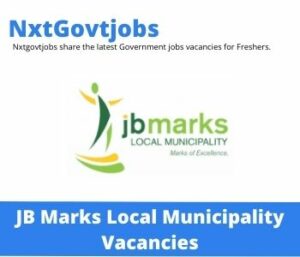 JB Marks Municipality Information Security Officer Vacancies in Rustenburg 2022
