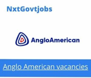 Anglo American SF Electrician Vacancies in Rustenburg 2023