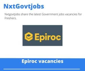 Epiroc Assistant Planner Vacancies in Rustenburg – Deadline 11 Sep 2023