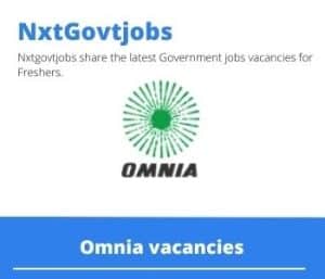 Omnia Agronomist Vacancies in Potchefstroom – Deadline 28 Jun 2023