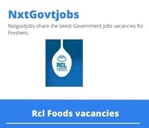Rcl Foods Stores Clerk Vacancies in Rustenburg – Deadline 23 May 2023