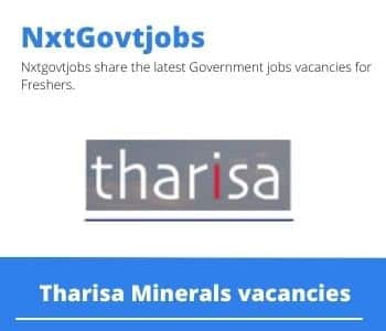 Tharisa Minerals Procurement Officer Vacancies in Rustenburg – Deadline 16 May 2023