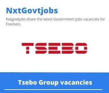 Tsebo Group Artisan Fitter Vacancies in Rustenburg- Deadline 14 Jan 2024