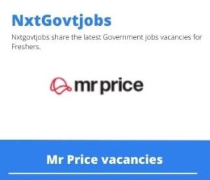Mr Price Store Manager Vacancies in Bapong – Deadline 25 Jun 2023
