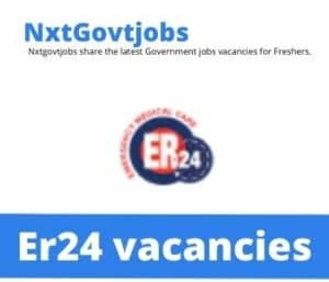 Er24 Operational Paramedic Vacancies in Potchefstroom – Deadline 07 Sep 2023