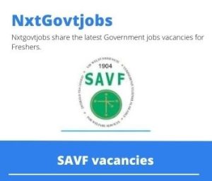 SAVF Finance Admin Vacancies in Klerksdorp – Deadline 07 Aug 2023
